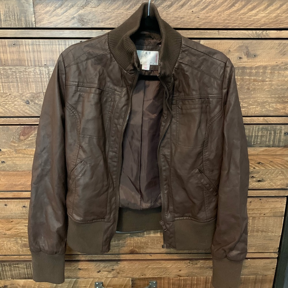 Xhilaration Faux Leather Jacket